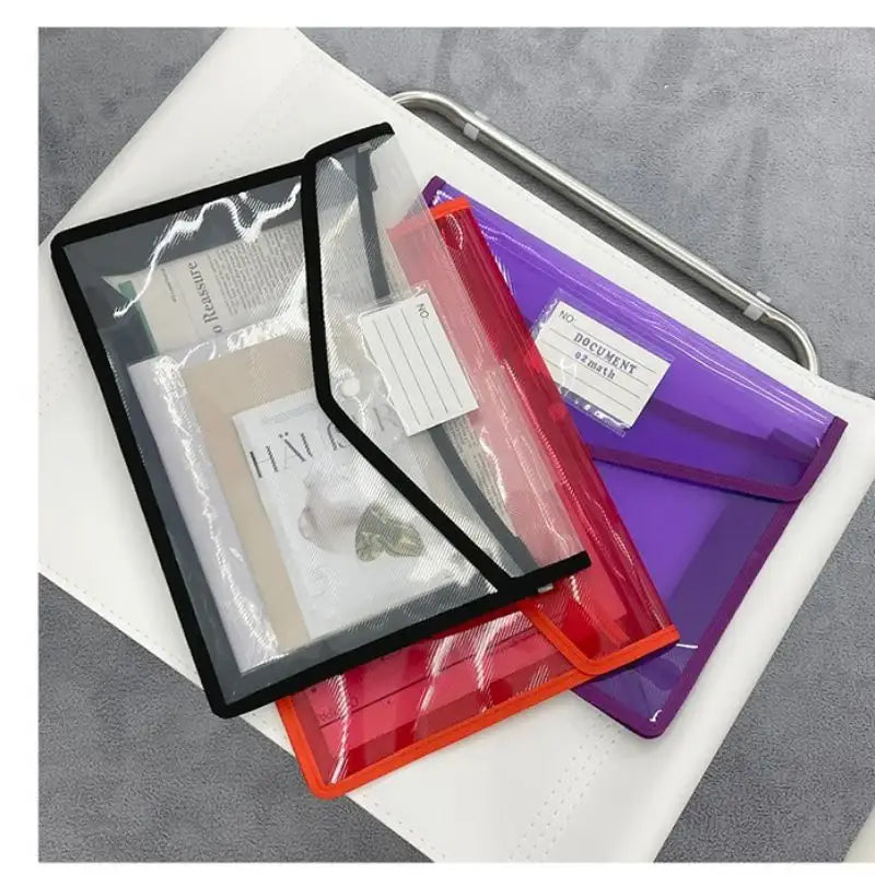 Second Mansion x 10x10 - Button PP Document Bag - Second Mansion - Bag - Harumio