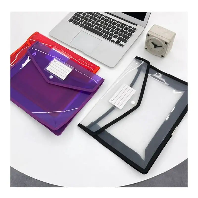 Second Mansion x 10x10 - Button PP Document Bag - Second Mansion - Bag - Harumio