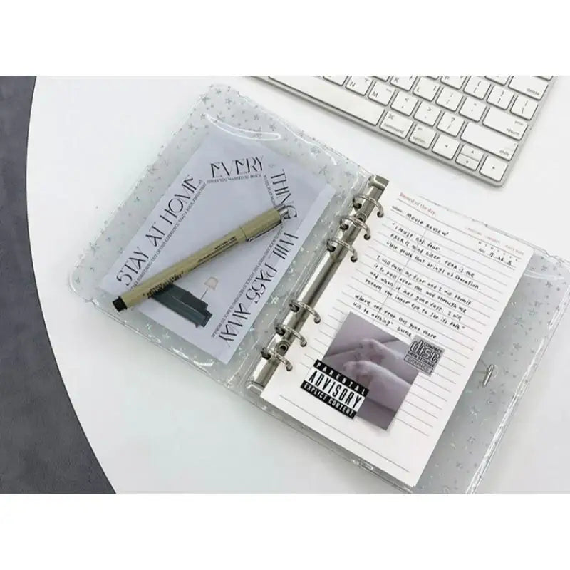 Second Mansion x 10x10 - 6 Hole DIY Glitter Cover - Second Mansion - Binder - Harumio