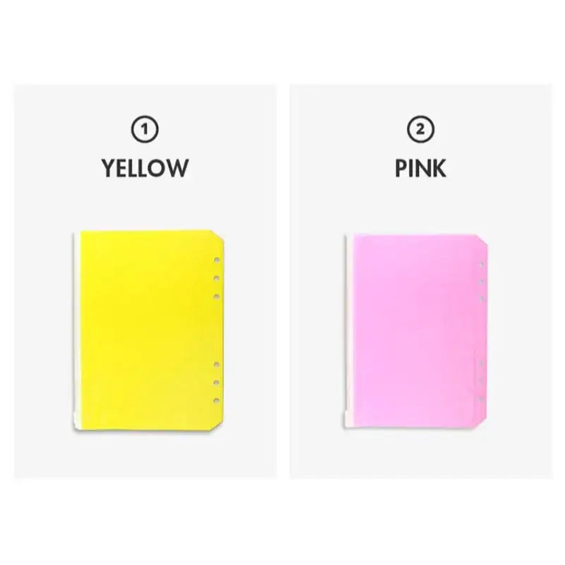 Second Mansion x 10x10 - 6-Hole Color Binder Storage Pocket - Second Mansion - Binder Pockets - Harumio