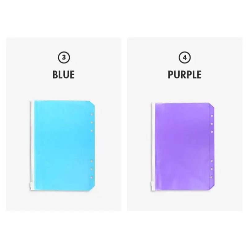 Second Mansion x 10x10 - 6-Hole Color Binder Storage Pocket - Second Mansion - Binder Pockets - Harumio