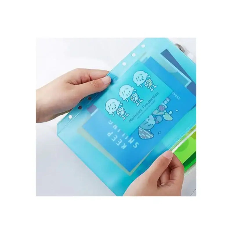 Second Mansion x 10x10 - 6-Hole Color Binder Storage Pocket - Second Mansion - Binder Pockets - Harumio