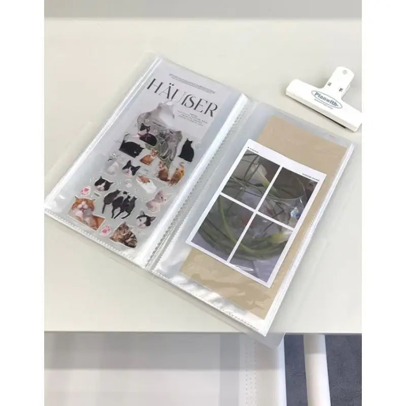 Second Mansion x 10x10 - Clear Big Size PP Sticker Book - Second Mansion - Sticker File - Harumio