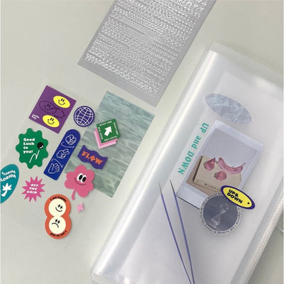 Second Mansion x 10x10 - Clear Big Size PP Sticker Book