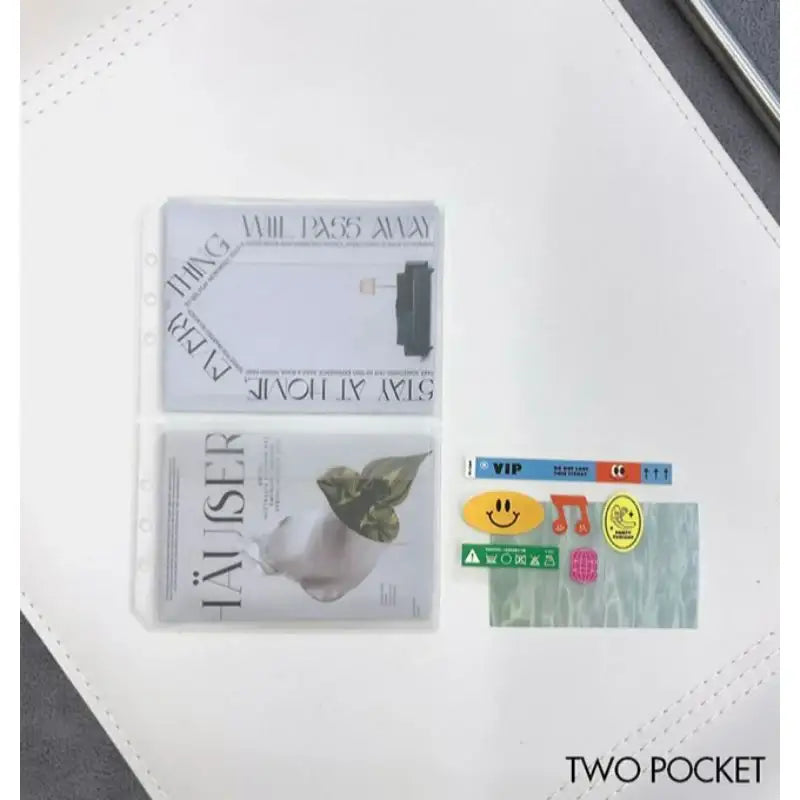 Second Mansion x 10x10 - 6 Hole Binder Transparent Inlay - Second Mansion - Binder Inlays - Harumio