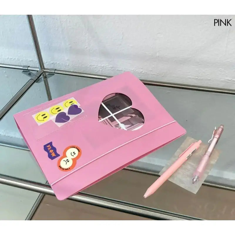 Second Mansion x 10x10 - Pastel Love 6 hole binder cover - Second Mansion - Binder - Harumio