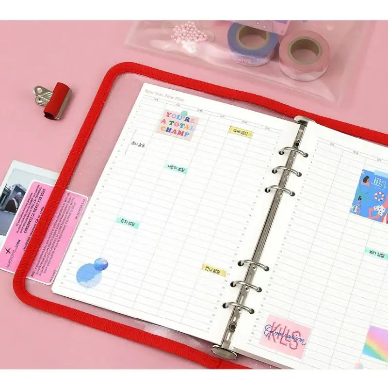 Second Mansion x 10x10 - 6-hole diary refill inlay - Second Mansion - Paper - Harumio