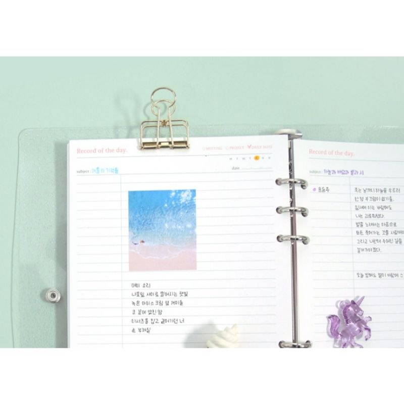 Second Mansion x 10x10 - 6-hole diary refill inlay