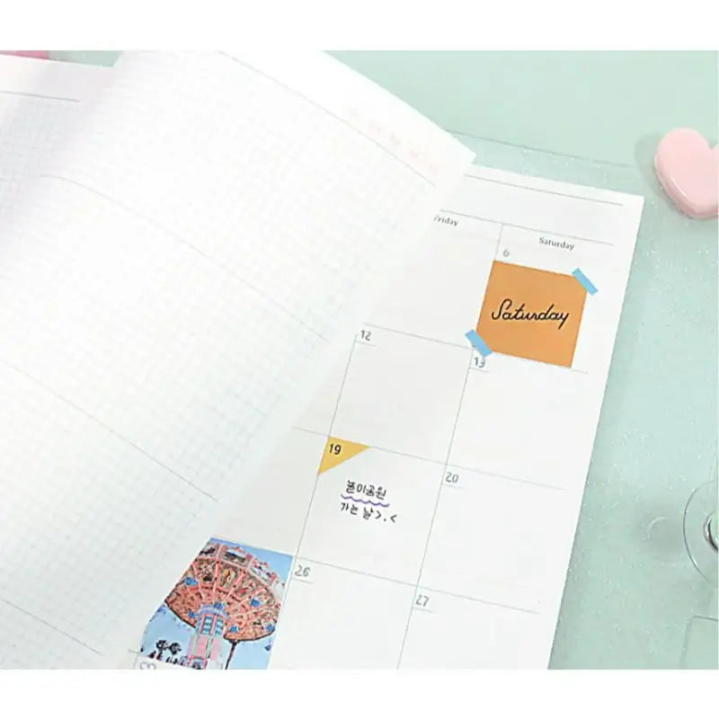 Second Mansion x 10x10 - 6-hole diary refill inlay - Second Mansion - Paper - Harumio