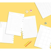 Second Mansion x 10x10 - 6-hole diary refill inlay - Second Mansion - Paper - Harumio