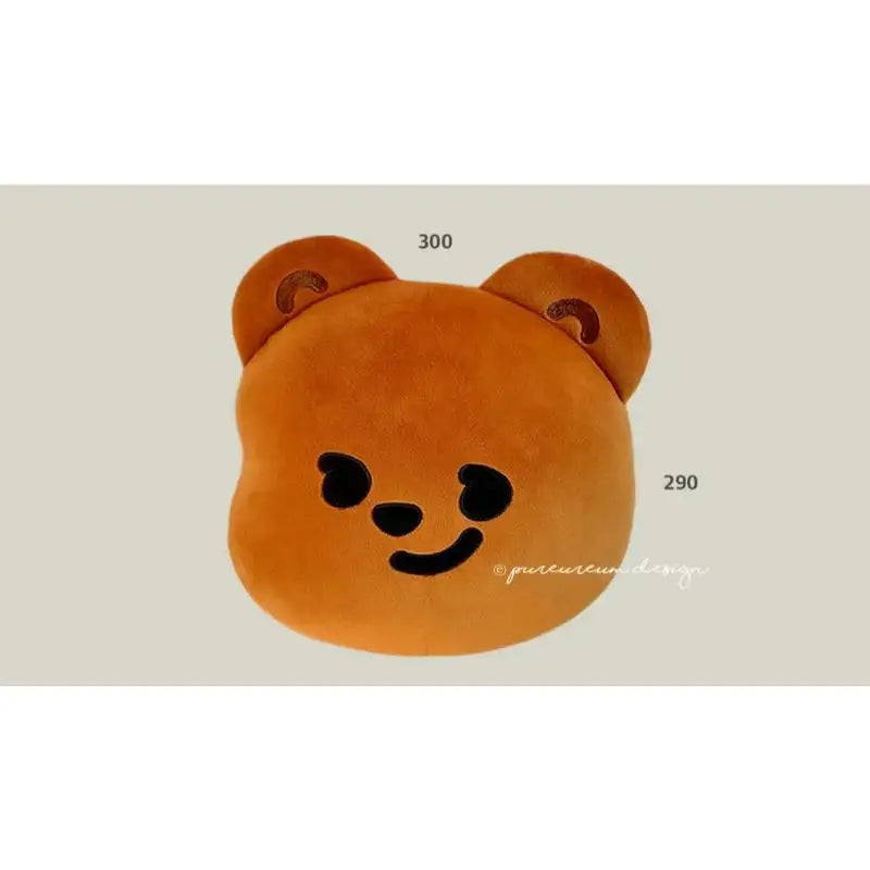 Pureureumdesign - Cupid Bear Face Cushion - Pureureumdesign - Cushion - Harumio