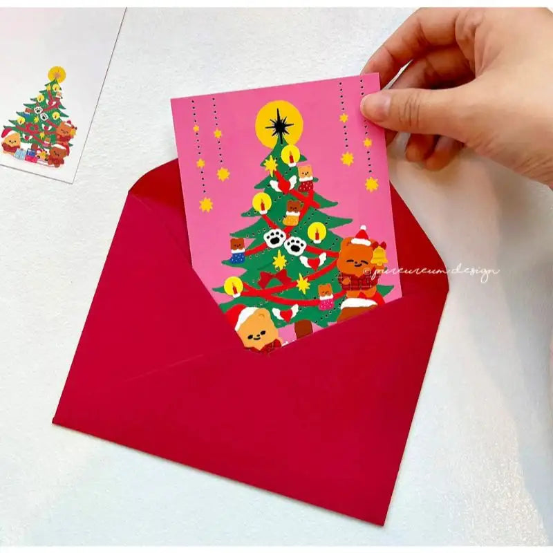 Pureureumdesign - Cupid Bear Tree Decorating Stickers Set - Pureureumdesign - Stickers - Harumio