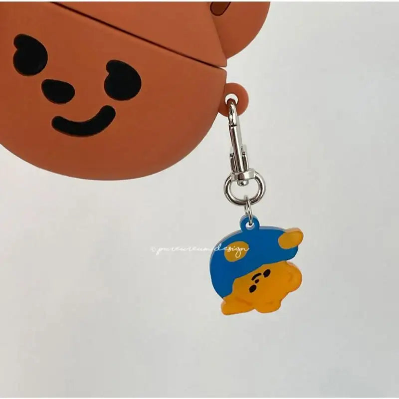 Pureureumdesign - Cupid bear overalls key ring - Pureureumdesign - Key ring - Harumio