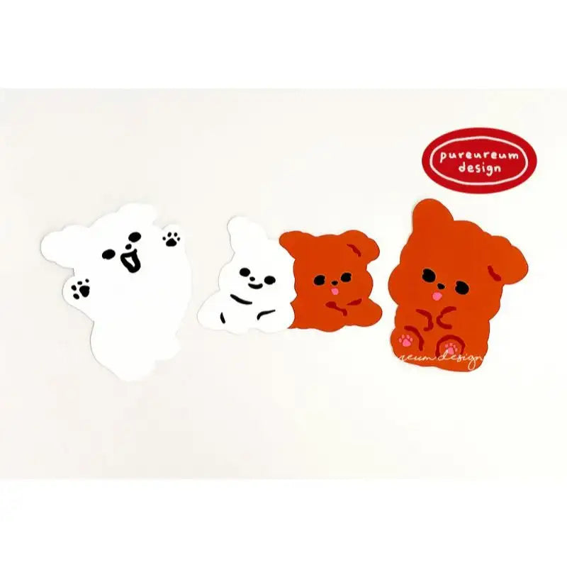 Pureureumdesign - Titi and Pupu Sculpture Sticker - Pureureumdesign - Sticker - Harumio