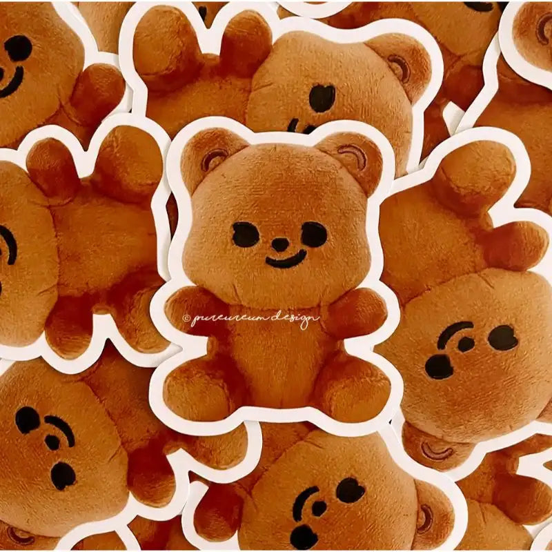 Pureureumdesign - Cupid Bear Doll Removable Piece Sticker - Pureureumdesign - Sticker - Harumio
