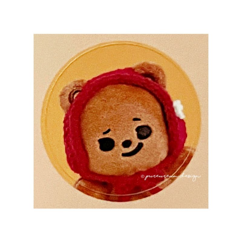 Pureureumdesign - Cupid Bear So Cute Removable Sticker