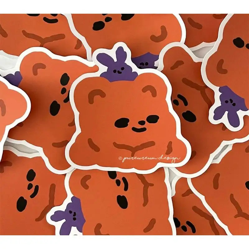 Pureureumdesign - Cupid Bear Attachment Doll Removable Piece Sticker - Pureureumdesign - Sticker - Harumio