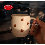 Pureureumdesign - Cupid Bear Pattern Mug - Pureureumdesign - Mug - Harumio
