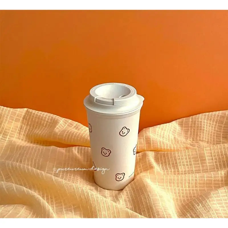 Pureureumdesign - Cupid Bear Pattern Tumbler - Pureureumdesign - Tumbler - Harumio