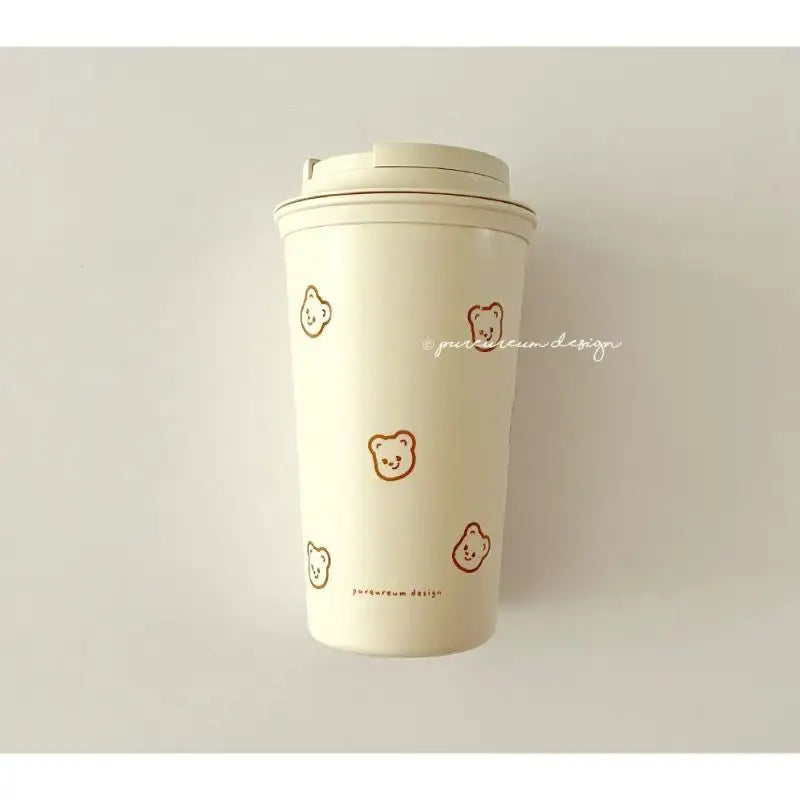 Pureureumdesign - Cupid Bear Pattern Tumbler - Pureureumdesign - Tumbler - Harumio