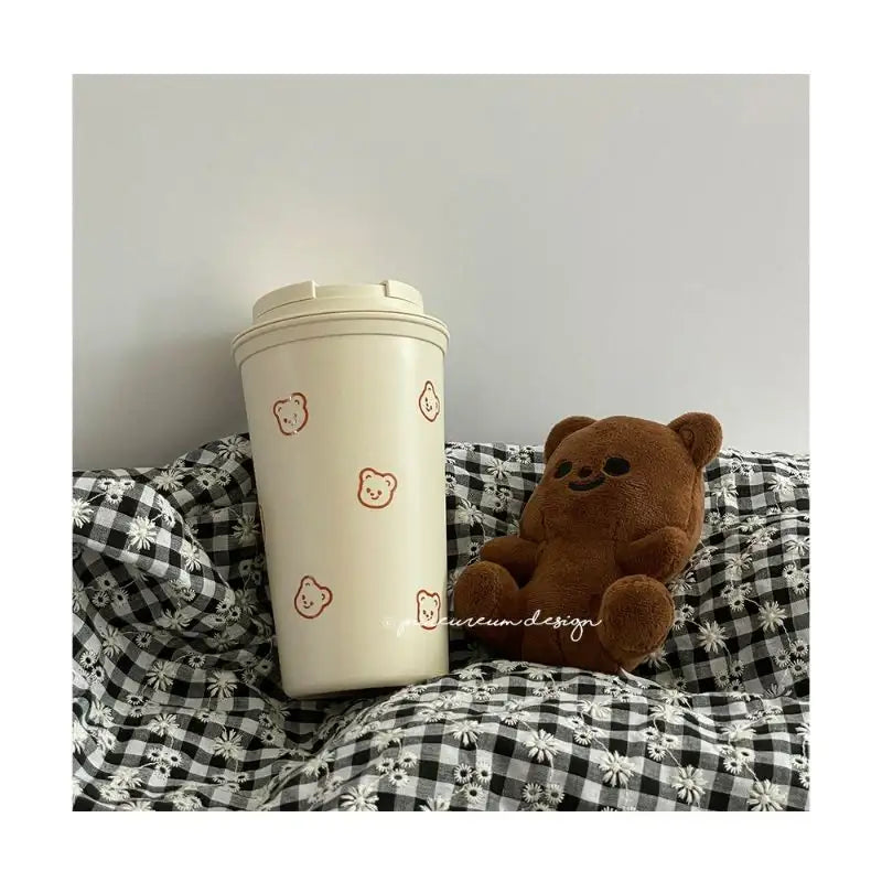 Pureureumdesign - Cupid Bear Pattern Tumbler - Pureureumdesign - Tumbler - Harumio