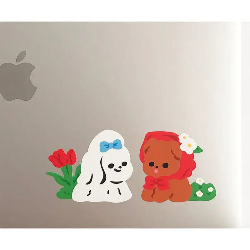 Pureureumdesign - Doggie Spring Outing Remover Sticker - Pureureumdesign - Sticker - Harumio