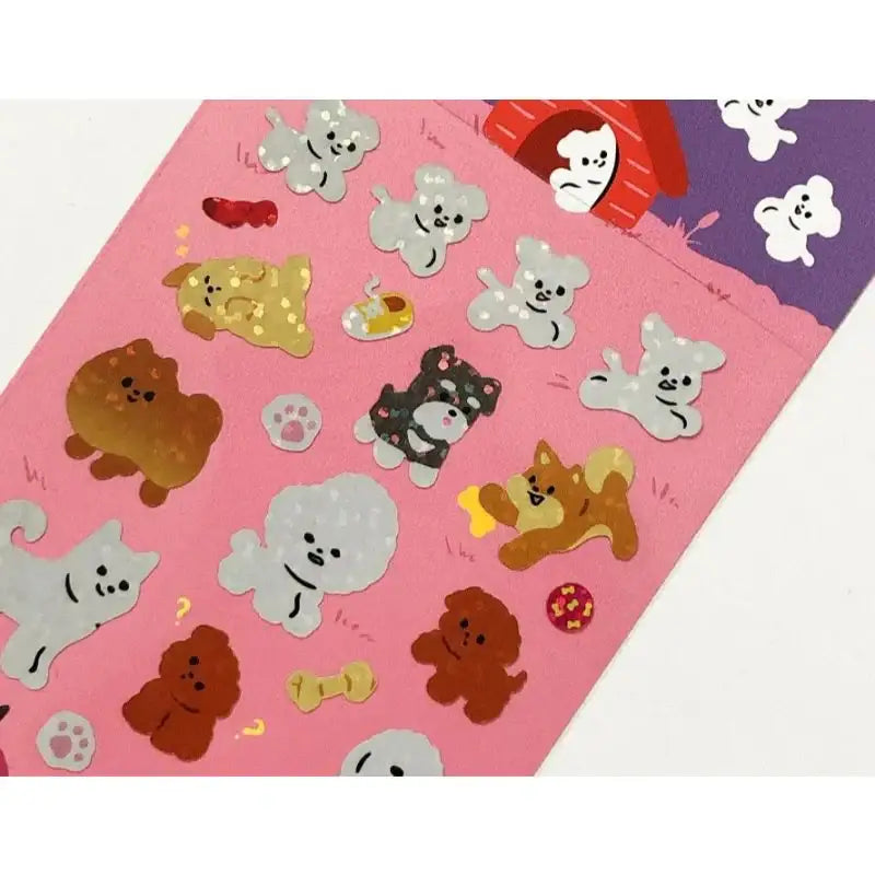 Pureureumdesign - Let's grow a puppy hologram sticker - Pureureumdesign - Sticker - Harumio