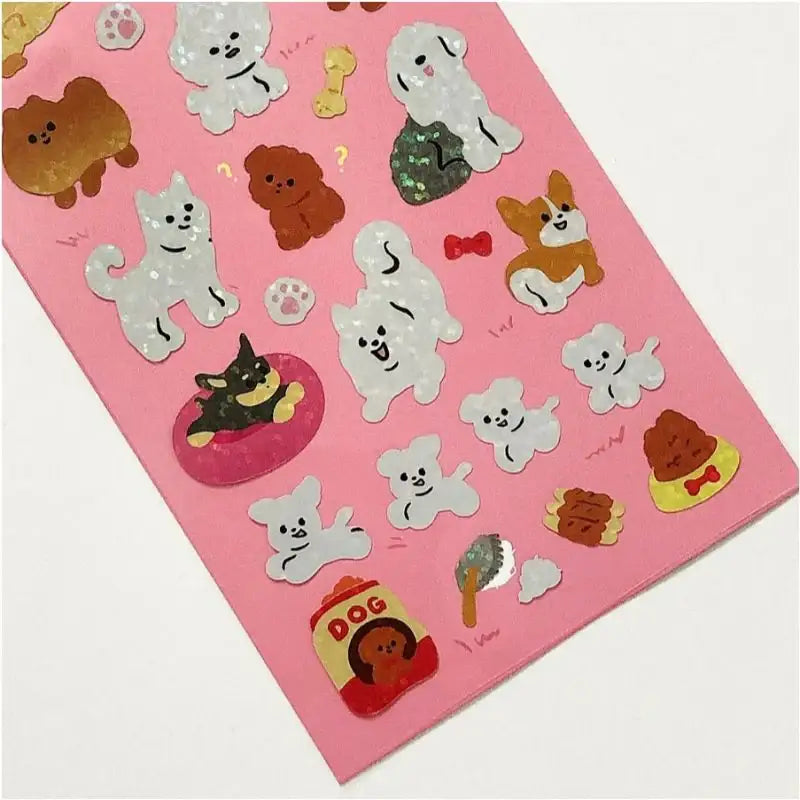 Pureureumdesign - Let's grow a puppy hologram sticker - Pureureumdesign - Sticker - Harumio