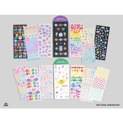 Second Mansion - Hologram Confetti Seal Sticker Set of 12 - Second Mansion - Stickers - Harumio