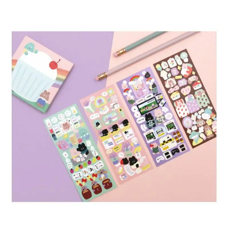 Second Mansion - Juicy Bear Remover & Seal Sticker all-in-one pack - Second Mansion - Stickers - Harumio