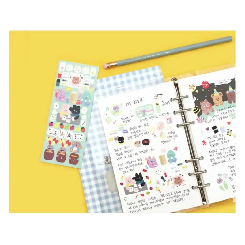 Second Mansion - Juicy Bear Remover & Seal Sticker all-in-one pack - Second Mansion - Stickers - Harumio