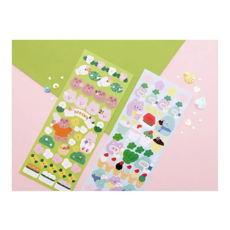 Second Mansion - Juicy Bear Remover & Seal Sticker all-in-one pack - Second Mansion - Stickers - Harumio