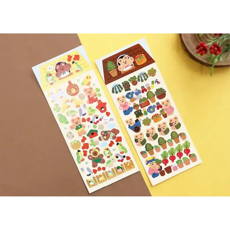 Second Mansion - Juicy Bear Remover & Seal Sticker all-in-one pack - Second Mansion - Stickers - Harumio
