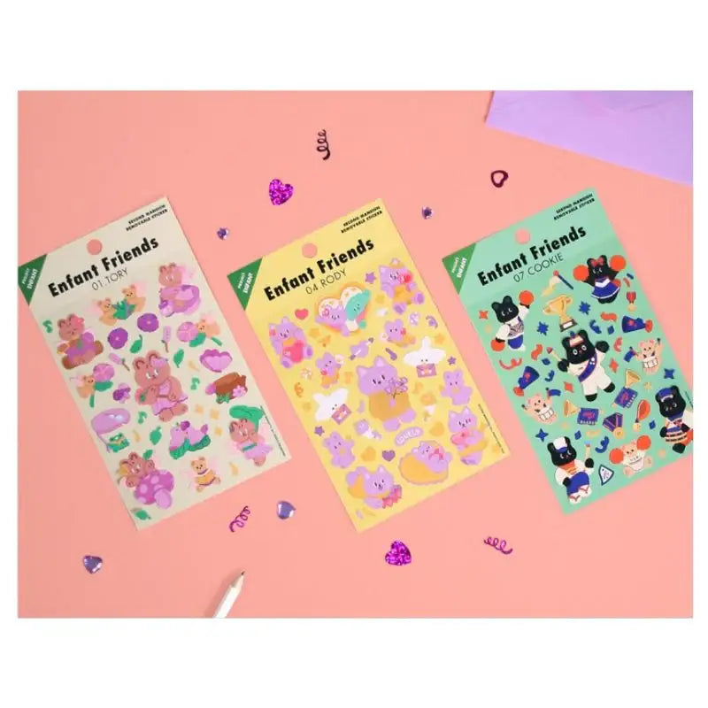 Second Mansion - Juicy X Enfant Remover Sticker 24 kinds all-in-one pack - Second Mansion - Sticker - Harumio