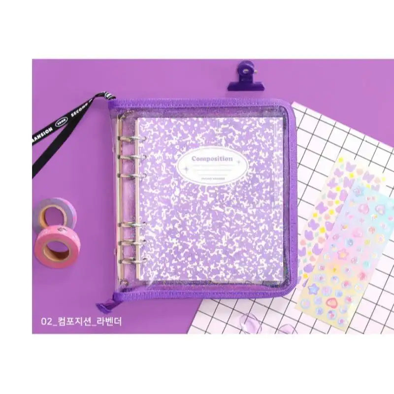 Second Mansion - A6 6 holes square complete diary - Second Mansion - Diary - Harumio