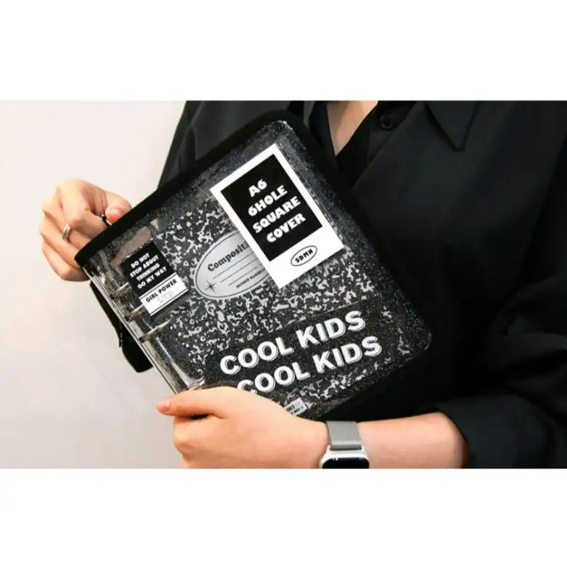 Second Mansion - A6 6 hole square twinkle cover zipper type - Second Mansion - Binder - Harumio