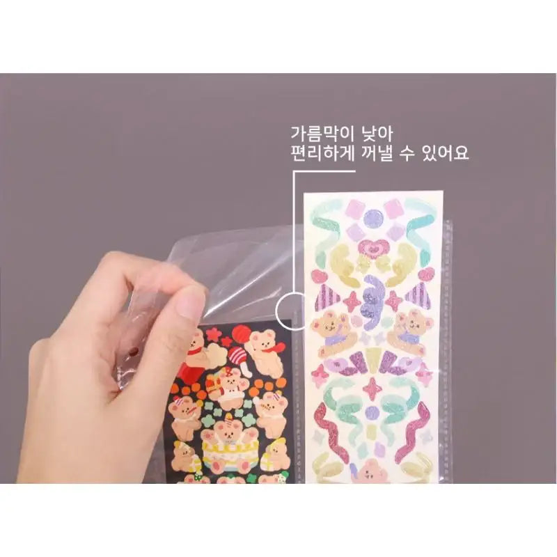 Second Mansion - A5 6-hole sticker book refill inlay double-sided - Second Mansion - Photo File Refill - Harumio