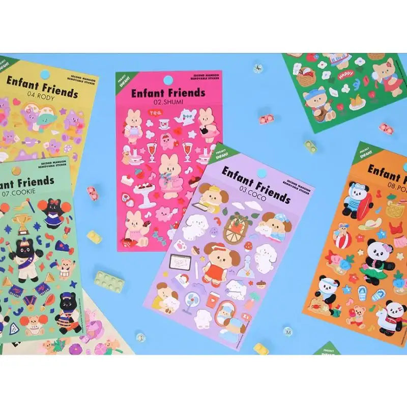 Second Mansion - Enfant Remover Sticker Set of 8 - Second Mansion - Sticker - Harumio