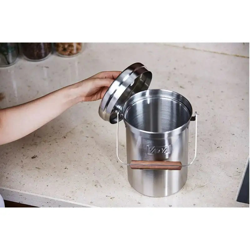 Today's House - Vatya Stainless Compost Pail - Today's Home - Compost Pail - Harumio