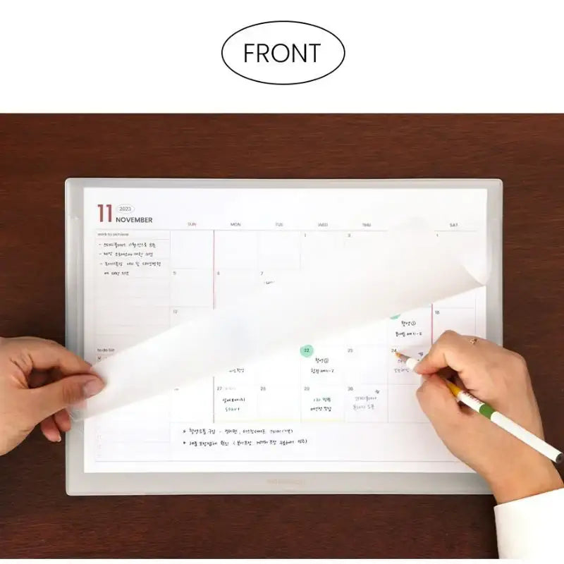 INDIGO - 2023 Workroom Monthly Pad - Indigo - Calendar - Harumio
