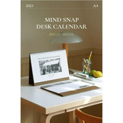 INDIGO - 2023 Mind Snap Desk Calendar A4 - Indigo - Calendars - Harumio