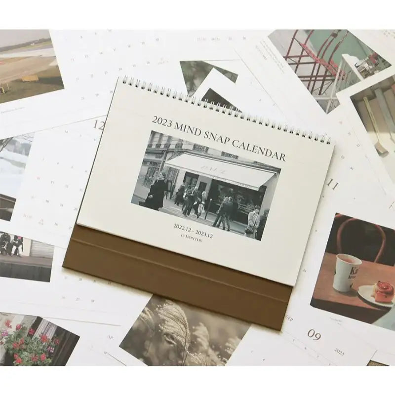 INDIGO - 2023 Mind Snap Desk Calendar A4 - Indigo - Calendars - Harumio