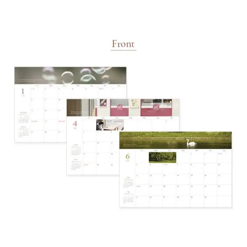 INDIGO - 2023 Mind Snap Desk Calendar A4 - Indigo - Calendars - Harumio