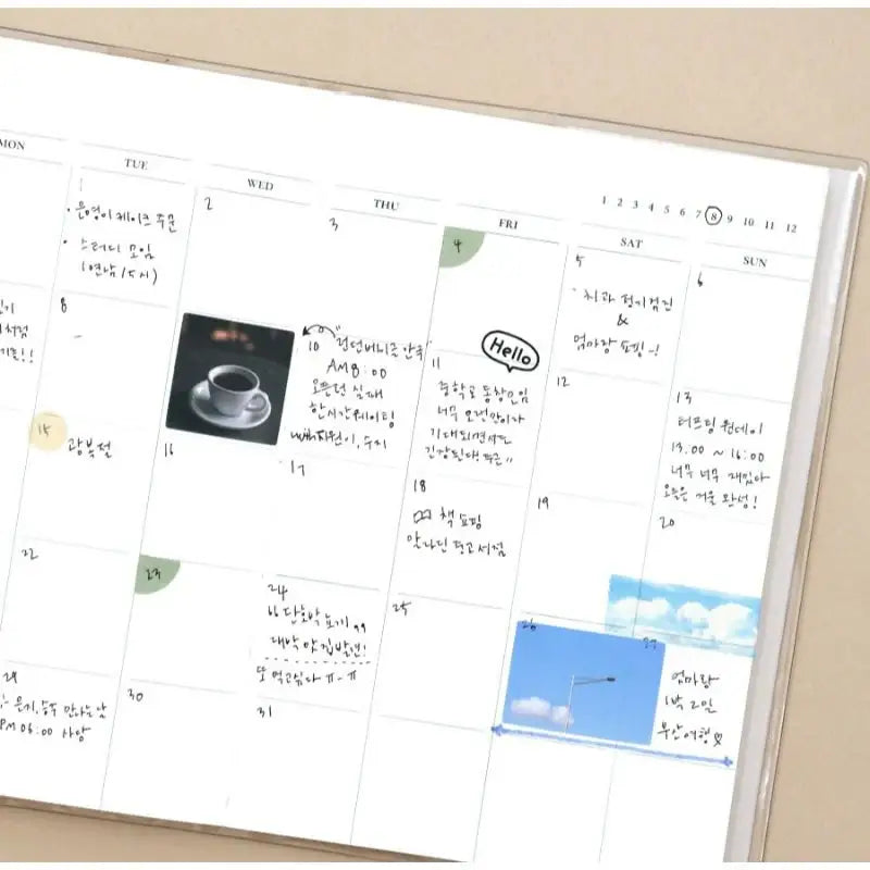 INDIGO - 2023 Mind Snap 4Cut Diary - Indigo - Calendars - Harumio