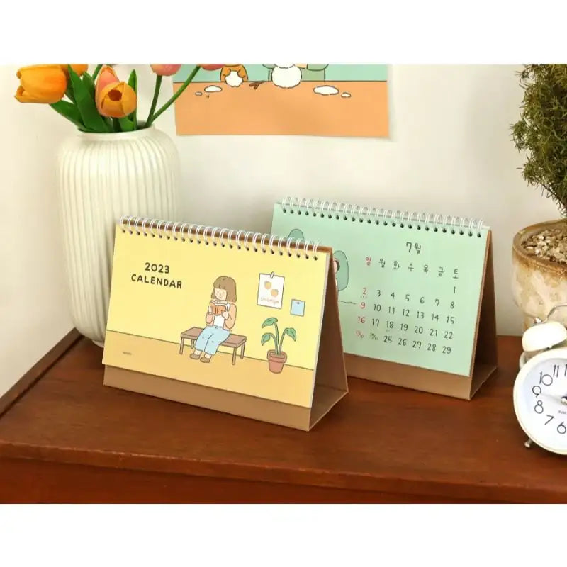 INDIGO - 2023 Daily Desk Calendar - Indigo - Calendars - Harumio