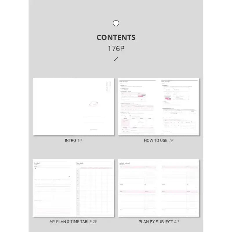 Second Mansion x 10X10 - Six Hole Refill Study Planner - Second Mansion - Planner - Harumio