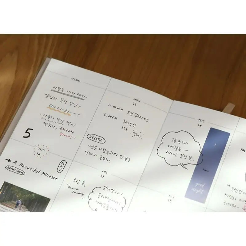 INDIGO - 2023 Mind Snap 4Cut Diary - Indigo - Calendars - Harumio