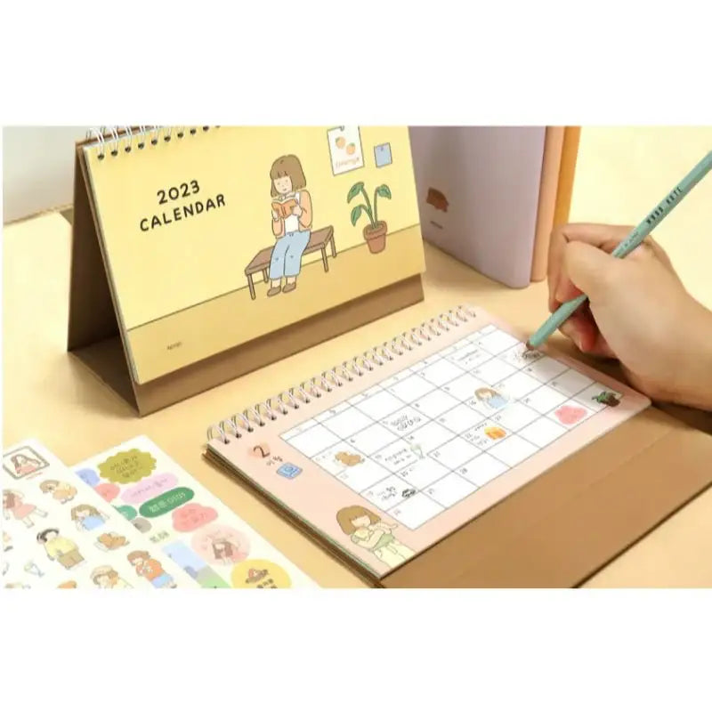 INDIGO - 2023 Daily Desk Calendar - Indigo - Calendars - Harumio