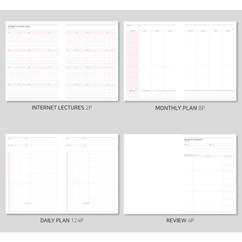 Second Mansion x 10X10 - Six Hole Refill Study Planner