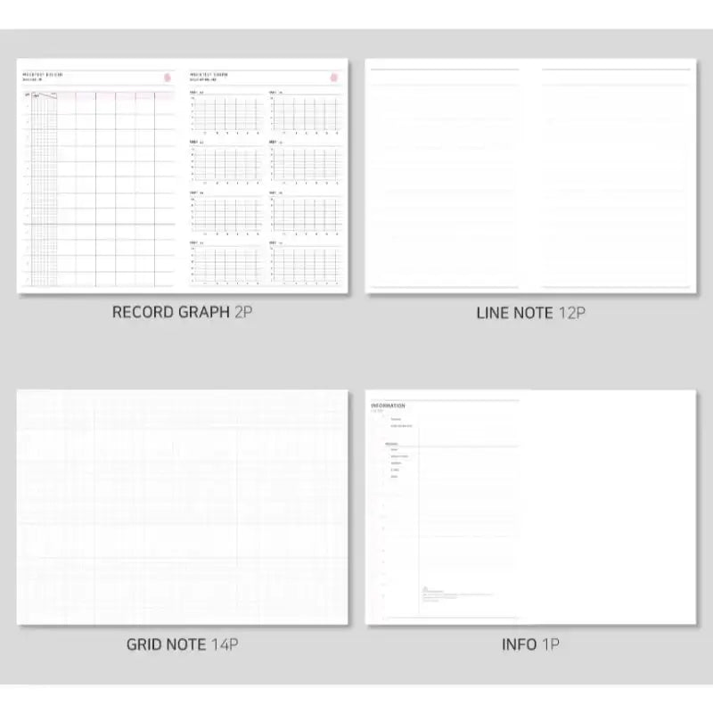 Second Mansion x 10X10 - Six Hole Refill Study Planner - Second Mansion - Planner - Harumio